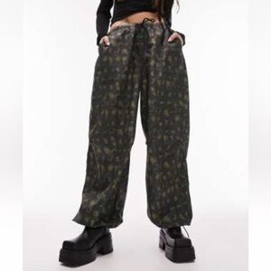 Topshop Green sporty Pants